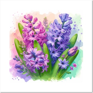 Hyacinth Flowers Posters and Art